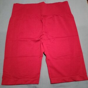 2 Women's Red & Black Shorts